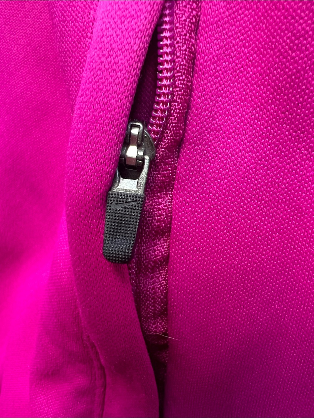 Nike Fuchsia Track Jacket with Black Accents - Picture 7 of 7